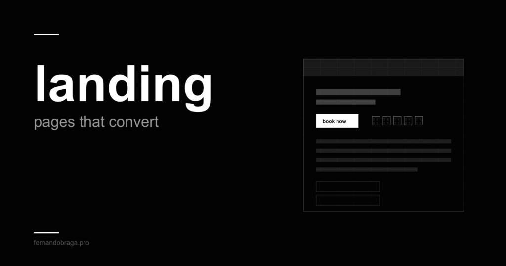 landing page wireframe showing headline cta and trust signals